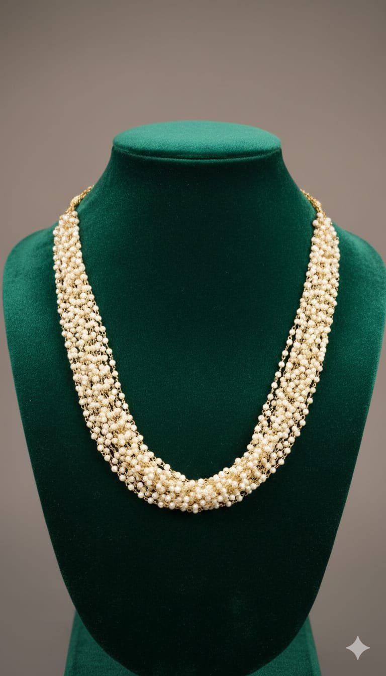 multi layered pearl necklace 155e406d