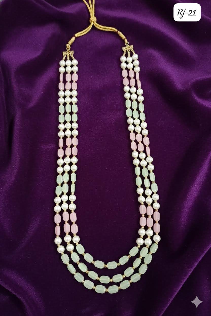 multi strand or multi layered semi precious beaded necklace 5a3fd426