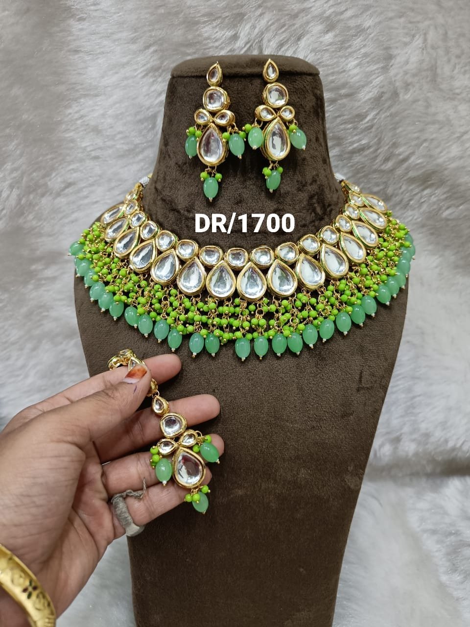 pearl string necklace set b865cca3