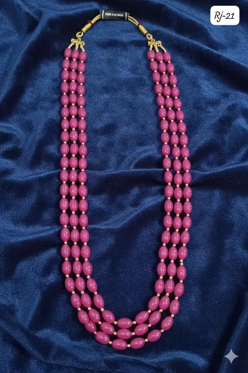 retro salmon pink 92 inch necklace f88583a8